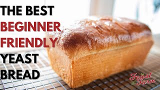 How to make a loaf of bread from scratch Beginner friendly [upl. by Etolas]