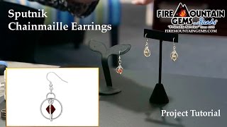 Making Sputnik Earrings with Sue Ripsch [upl. by Iaw380]