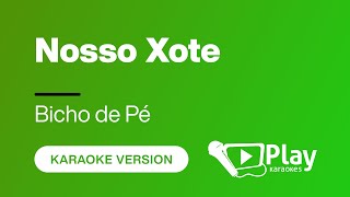 Bicho de Pé  Nosso Xote  Karaoke 🎤 PlayKaraoke Instrumental [upl. by Ahtoelc]