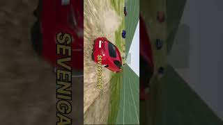 Unforgiving car soap box drag race tournament RED vs BLUEgame play HD [upl. by Chae]