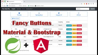 How to Add AddNew Details Edit and Delete Buttons in Angular Using Angular Material and Bootstrap [upl. by Nhtanhoj]