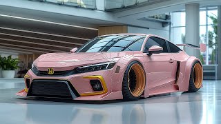 Honda Civic Modified Car  AI Automotive Design [upl. by Sidra]