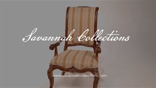 Luxury furniture Dining Chair by Savannah Collections Thomasville [upl. by Fronnia]