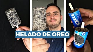 HELADO de galletas OREO Fácil rápido y con apenas 4 ingredientes [upl. by Lacym]