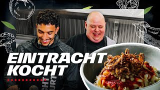 Eintracht kocht… mit Omar Marmoush amp BerndZehner I Kushari I Präsentiert von DEPOT [upl. by Adiaj929]