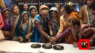 Jodha Akbar 500 episode cake cutting [upl. by Chatterjee466]