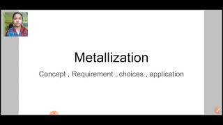 Metallization metallization [upl. by Galina]