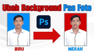 Cara mengganti background foto di photoshop dengan cepat [upl. by Rialb]