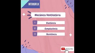 Mecânica ventilatória Elastância Complacência e Resistência [upl. by Otanutrof]