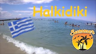 SOMMER URLAUB HALKIDIKI  GRIECHENLAND KASSANDRA   Erste Finger der Halbinsel [upl. by Ellainad]