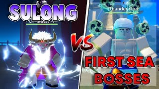 GPO Sulong VS All First Sea Bosses [upl. by Pennington]