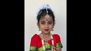 Swagatham Krishna  Bharatanatyam  Nivrithi [upl. by Enirhtac231]