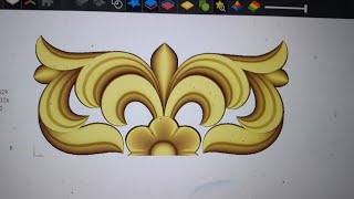 How to make 3d door design in artcam 2018artcam flowers artcam2018 [upl. by Hashimoto]