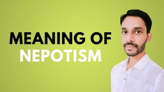 Definition and Meaning of Nepotism in English  TDP Shorts Vocab Mastery [upl. by Holtorf102]