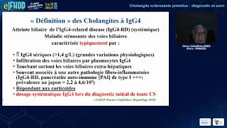 JFHOD 2020 Cholangite sclérosante primitive diagnostic et suivi [upl. by Anaed478]