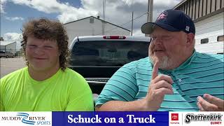 Schuck on a Truck — Brown County football [upl. by Ardnaed733]