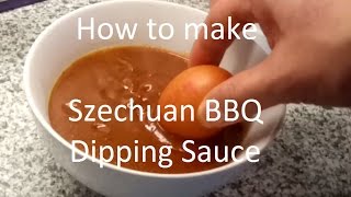 How to make a Szechuan BBQ dipping sauce  a 10000 views special [upl. by Nissa]