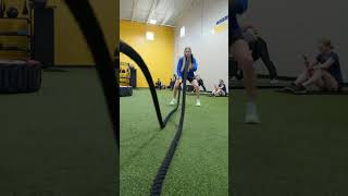 Have you tried these battle rope exercisesjoinbfit evansville newburgh personaltrainer [upl. by Nnasus928]