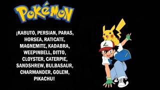 PokeRap Pokemon 150 Pokemons  Full Latino Letra [upl. by Carleton131]