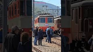 Jubiläum 60 Jahre Re 44 68 Impressionen vom Bahnhof Balsthal SO [upl. by Ahsikal327]