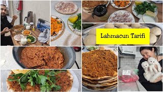 Lezzetli Lahmacun Tarifi  Tarifi Benden [upl. by Oirtemed]