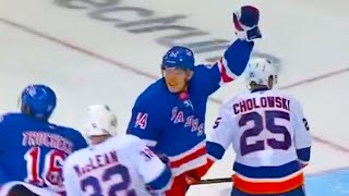 Adam Edstrom Game Winning Goal  New York Rangers vs New York Islanders 2024 NHL Highlights [upl. by Iidnarb]