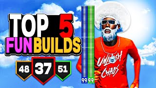 TOP 5 FUN BUILDS in NBA 2K22 BEST BUILDS on NBA 2K22 for FUN OVERPOWERED DEMIGODS [upl. by Collbaith]