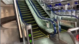 成田空港第一ターミナル4階から5階までのエスカレーターその3 escalator Narita Airport Terminal 1 Japan [upl. by Cann]