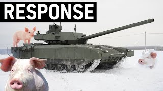 Response to LazerPig and the T14 Armata dispute [upl. by Christabella]