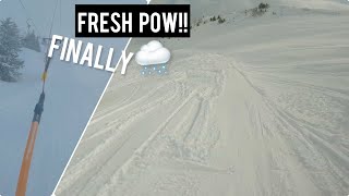 FRESH POW Finally some snow in Austria  bad Gastein ski  ski tour 14 [upl. by Gombosi]