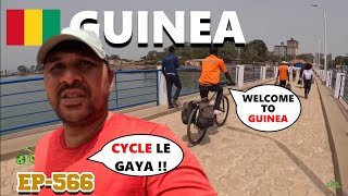 Travelled from SIERRA LEONE to GUINEA in different way cyclebaba Ep566 [upl. by Anahs]