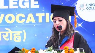 17th Convocation of PU  Student Voice  Krishna Maya Kafle MBAFinance Graduate [upl. by Notelrac]