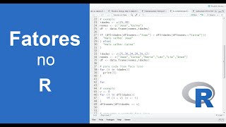 Fatores na linguagem R Curso para iniciantes  Aula 8 [upl. by Gnil]