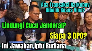 Jawaban Iptu Rudiana Soal Narkoboy Lindungi Cucu Jenderal dan 3 DPO [upl. by Enialem93]