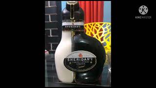 SHERIDAN’S  How to drink sheridan’ s coffee layered liqueur  NB alcohol is injurious to health [upl. by Eph411]