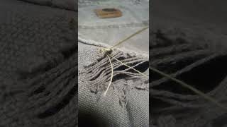 repair rip in Carhartt pants seat sewing [upl. by Victorine]