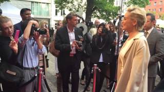 Sharon Stone in Berlin for the Restylane Proof In Real Life Reveal [upl. by Ander]