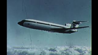 BEA Hawker Siddeley Trident in flight 1966 [upl. by Edieh524]