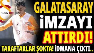 GALATASARAY İMZAYI ATTIRDI İDMANA ÇIKTI BİLE [upl. by Herb]