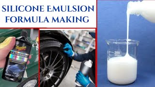 silicone Emulsion formula  how to make emulsion  silicone oil  Emulsifier  releasing agent [upl. by Bury291]