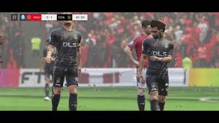 DLS 24COPA DIAMANTE  CLUBE DE ALEXANDRINOS X MANCHESTER UNITED1 [upl. by Yendor]