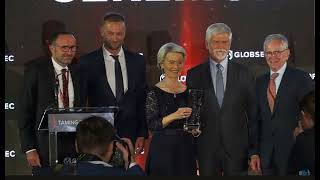 Von Der Leyen GLOBSEC Award [upl. by Leikeze]