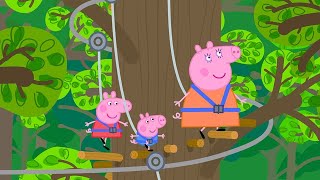 The Treetop Adventure Park 🌲  Peppa Pig Official Full Episodes [upl. by Rizika]