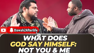 CHRISTIAN MAN CONFRONTS MUSLIMS OVER LIMITING GOD THEN BLAMING QURAN BEING EMOTIONAL RAIHAN [upl. by Nodnart872]