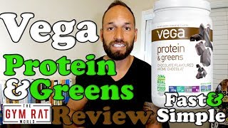 Plant Based Protein  VEGA Protein amp Greens  Supplement Review [upl. by Aikimat672]