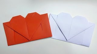 Enveloppe cœur  Origami [upl. by Swenson]