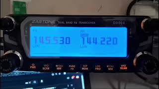 Memorizando frequências no Rádio Zastone D9000 Dual Band [upl. by Bouchier527]