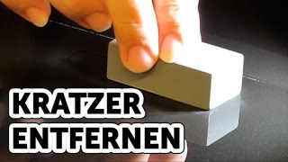 Kratzer entfernen vom Auto vom Autolack  Menzerna Solid Grit hilft dabei [upl. by Nois30]