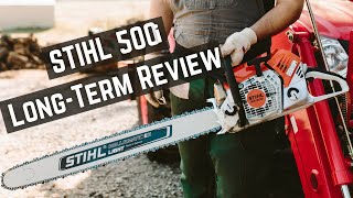 STIHL 500i  LONGTERM REVIEW [upl. by Arliene]