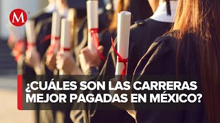 Las carreras más elegidas y las mejor pagadas en México [upl. by Nevanod]